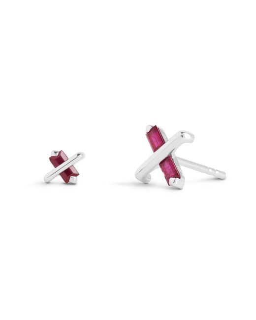 Kasun Pink Butterfly Kiss Earrings