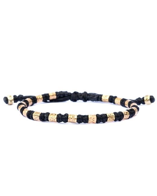 Harbour Uk Blue Freya Vermeil Rope Bracelet
