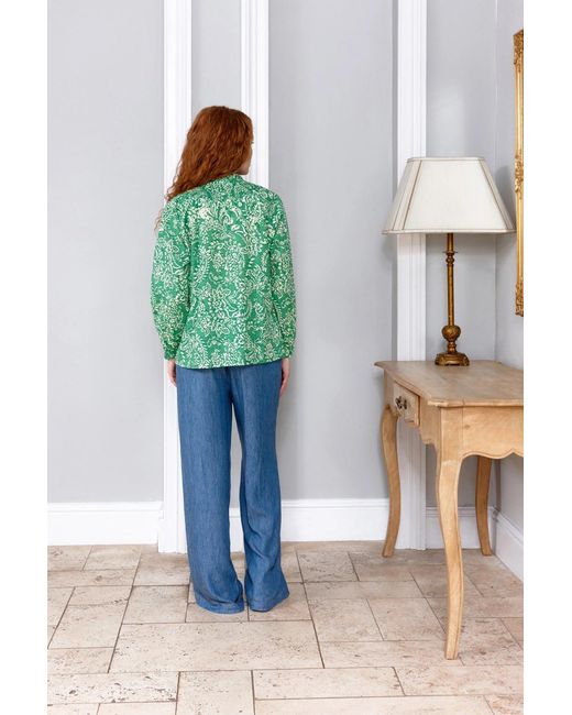 Inara Green Jaipur Cotton Top