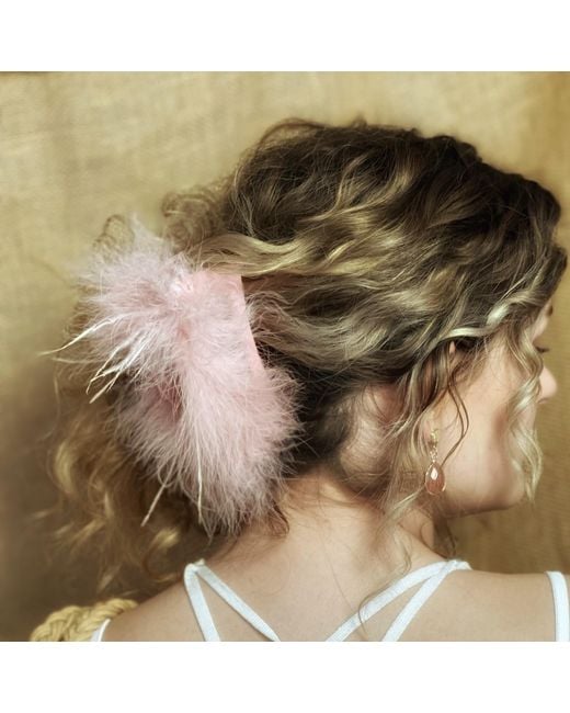 Babaloo Pink Poof Hairclip
