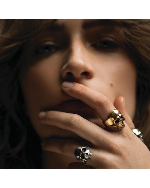 Galleriadele Metallic The Skull Ring