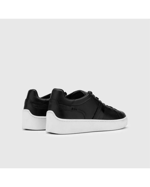 Ilvi Black Ezri Leather Sneaker for men