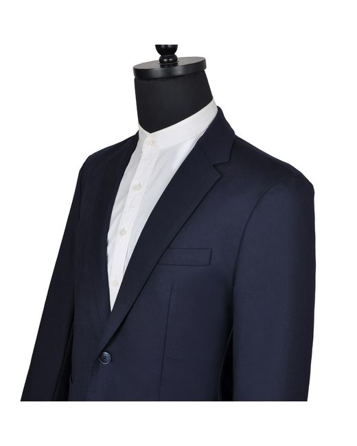 DAVID WEJ Blue Ashford Relaxed Single Breasted Blazer for men