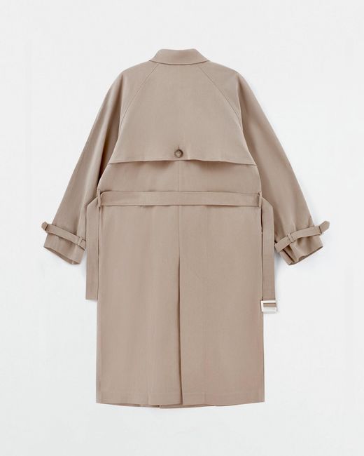 Saint One Co. Natural Idols Trench Coat Taupe X Oyster for men