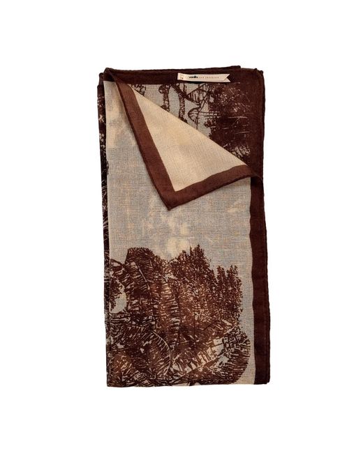 Vanilla&Chocolate Brown Coffee Eclair Scarf
