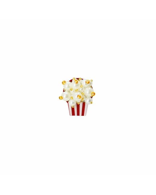 Gissa Bicalho White Acrylic Handmade Brooch S Pop Up
