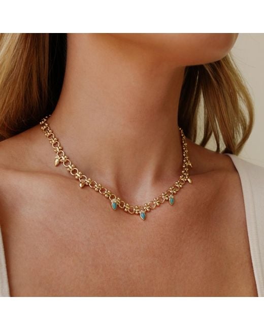 Leeada Jewelry Metallic Athena Necklace