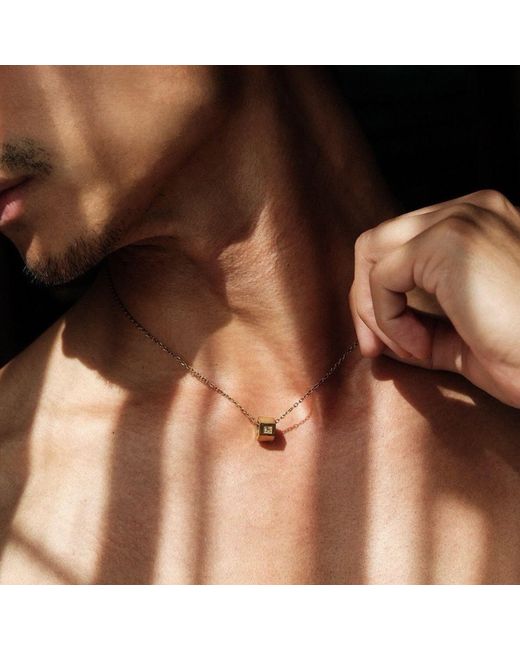 Mulgaro Metallic Elio Pendant Necklace