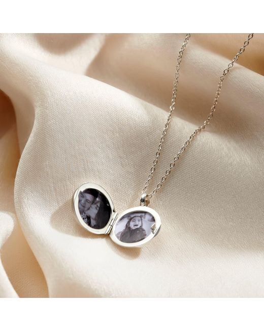 Posh Totty Designs Metallic Sterling Circle Chakra Locket Necklace