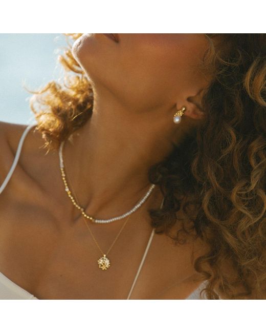 Martina Rozenberg Smira Jewelry Metallic Pearl Cascade Necklace