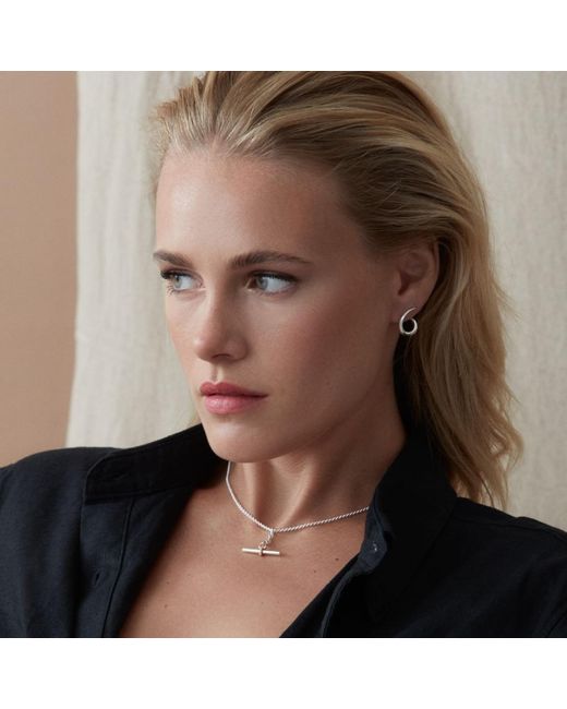 Dinny Hall White My World T-Bar Pendant