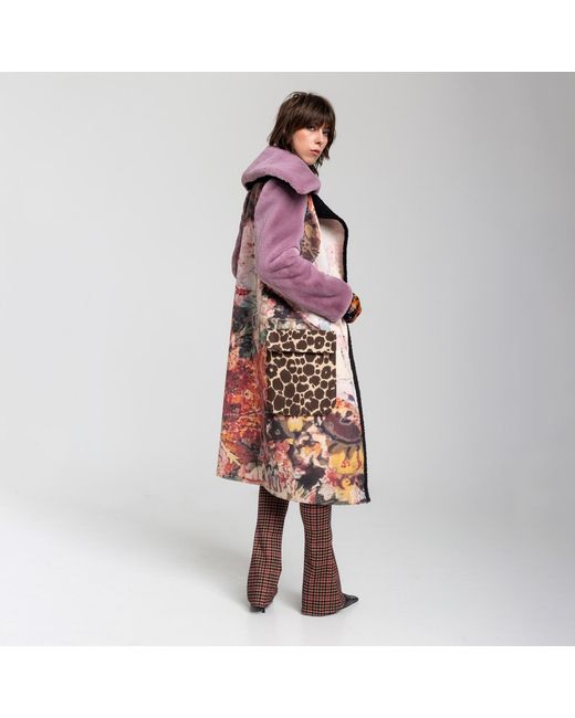 ARTISTA Pink Secret Geisha Printed Coat