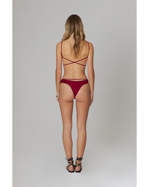 Bianca Resortwear Red India Bikini Top