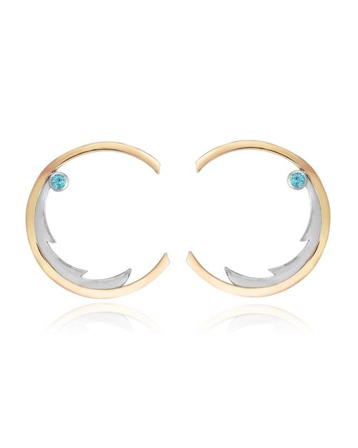 C|Nd|N by Candan Balto Metallic On The Beach Side Earrings