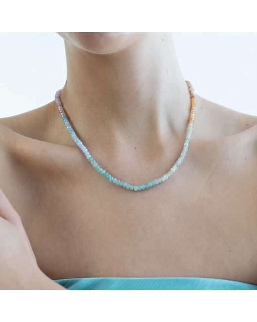 Miss Cecilia Metallic Beaded Necklace