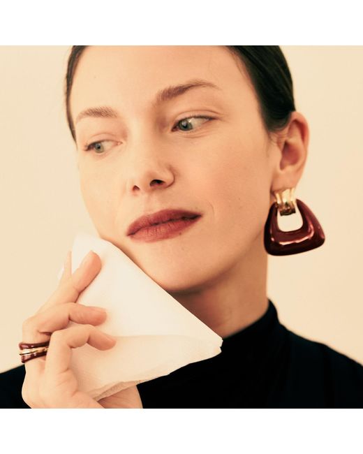 Retro Chic Metallic Ostuni Earrings