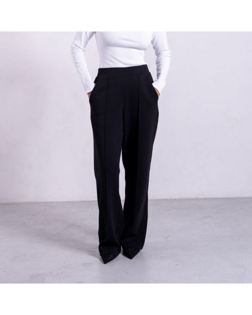 Not Basics Black The Essentia Organic Cotton Trouser