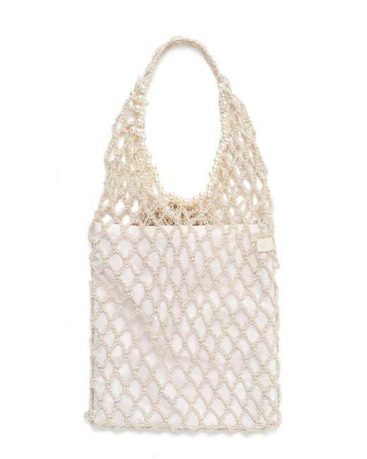 Andreeva Natural Marigold Handmade Crochet Tote Bag