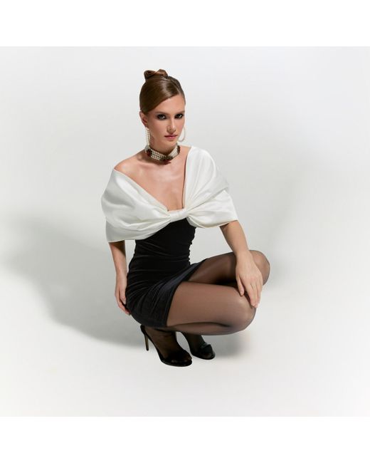 Nur Karaata Black Vianden Mini Dress