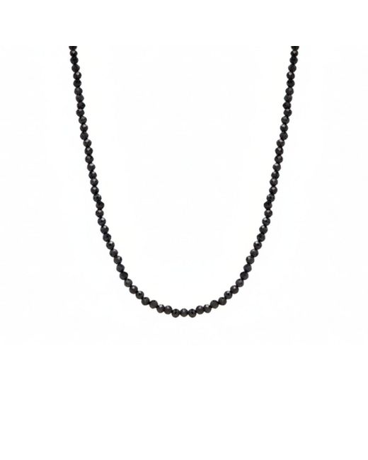 Spero London Metallic Sterling Natural Spinel Necklace