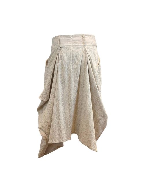 SNIDER Gray Neutrals Tiger Skirt