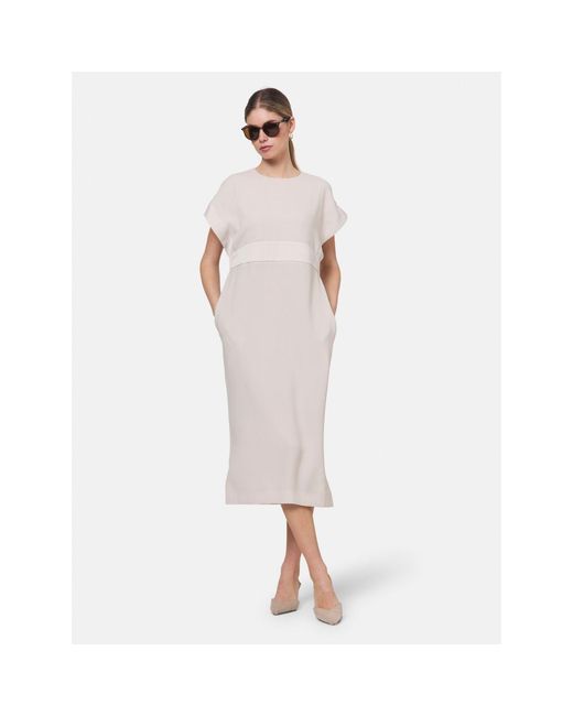 Helen Mcalinden Multicolor Neutrals Shiv Natural Pearl Dress