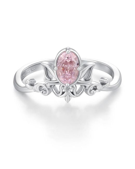 Azura Jewelry New York Metallic Sylphae Fairie Morganite Ring Vermeil