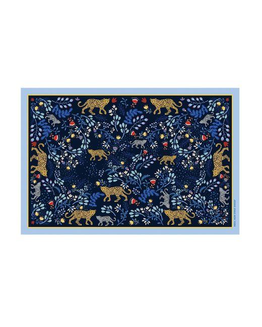 Jessie Zhao New York Blue Beach Sarong Wrap