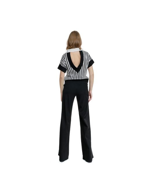 Larisa Dragna Black Sequin Top With An Open Back