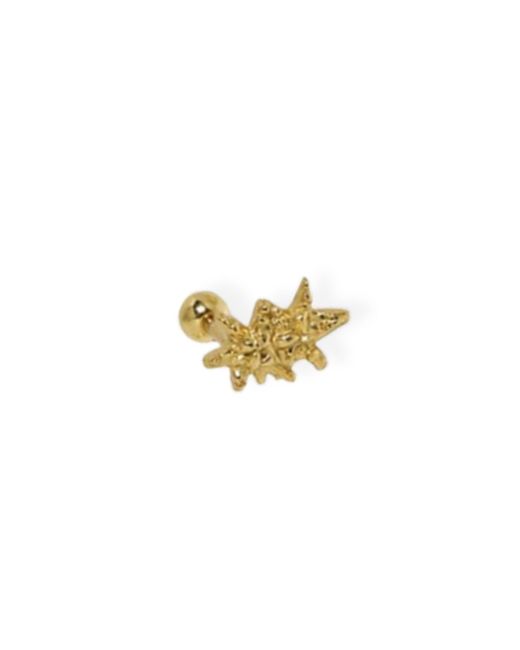 Martina Rozenberg Smira Jewelry Metallic The Mono Earring Double Star