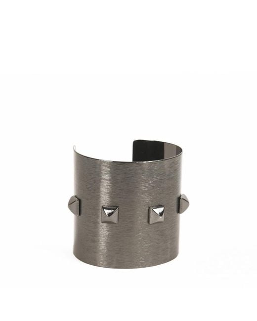 Addicted Gray Nyx Noir Oxidized Matte Sterling Cuff