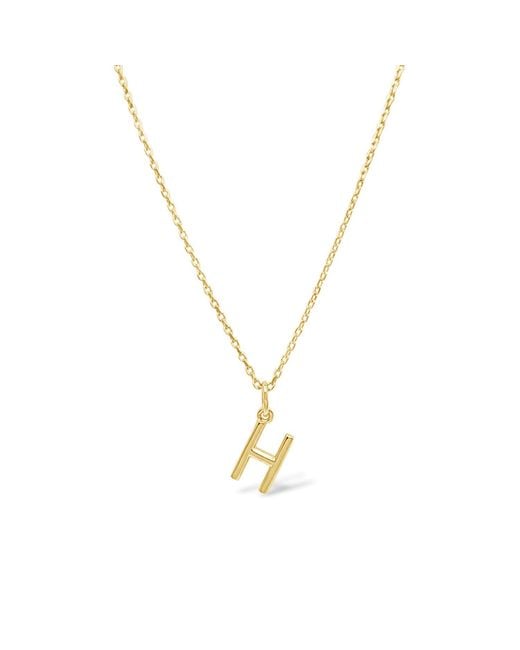Lutiro Metallic Letter Pendant