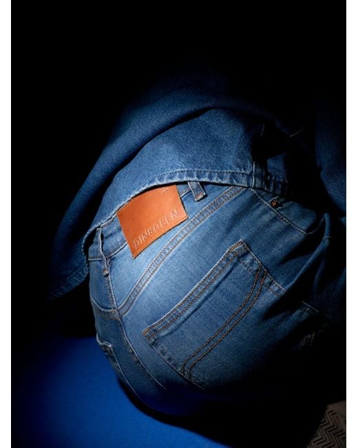 Din & Deen Blue Trumpet Flare Jeans Collection