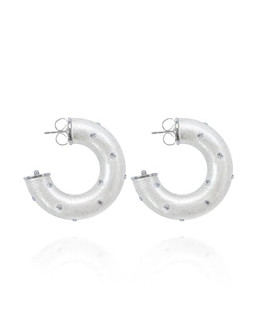 Saule Label Metallic Alba Hoops