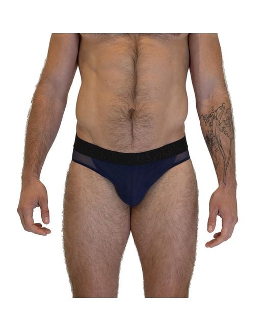 Us Merman Blue Trident Underwear for men