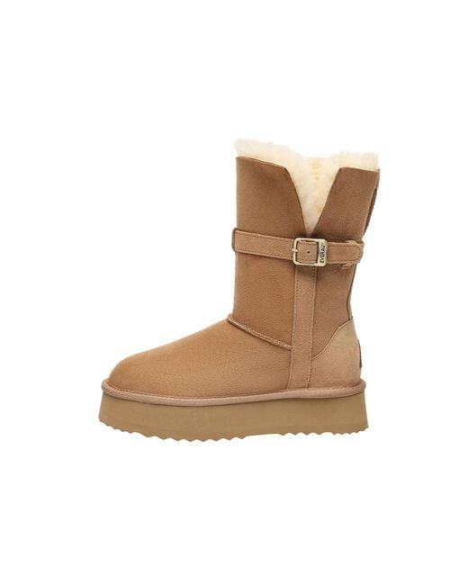 EverAu Australia Natural Brush Platform Boots