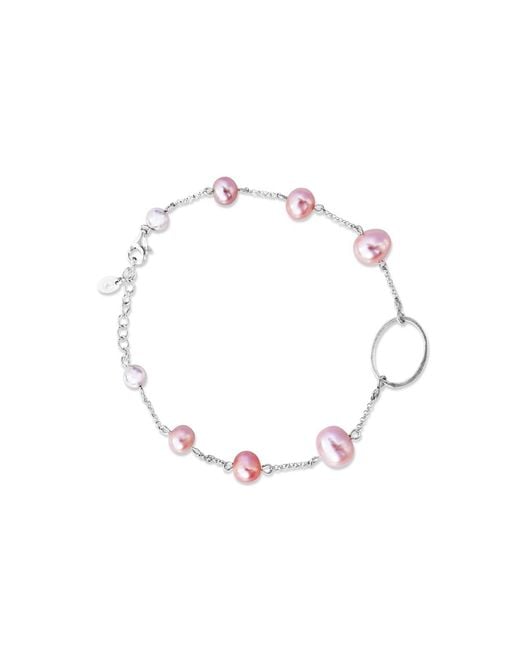FV Jewellery Metallic La Pierre Fresh Water Pearl Bracelet