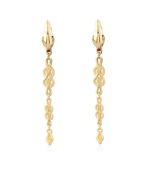 Astor & Orion White Hecate Knot Dangle