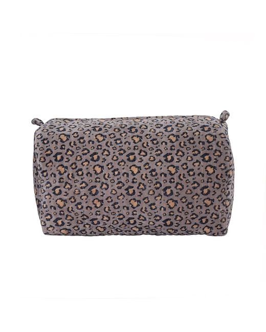 Conscious Yoga Collective Gray The Velvet Leopard Three Piece Travel Set