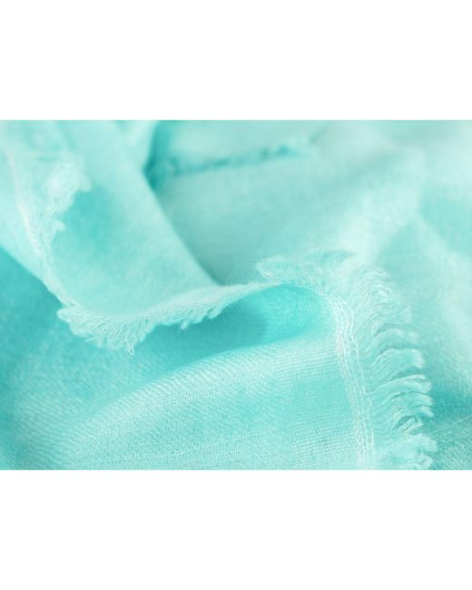 Heritagemoda Green Sky Gi Certified Pashmina Scarf