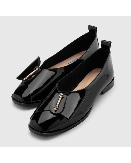 Ilvi Black Toys Patent Leather Ballerina