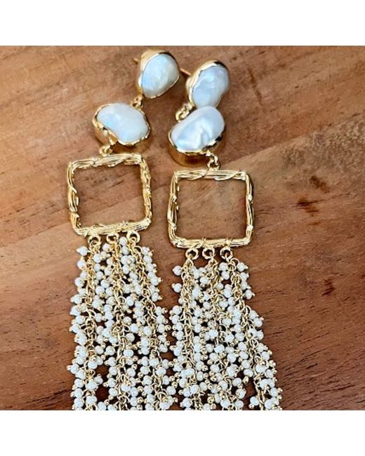 Sibylla Delphica Metallic Drop Pearls Cluster