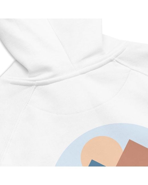Anchor and Crew White Just Tour. Seeker Organic Cotton Raglan Hoodie