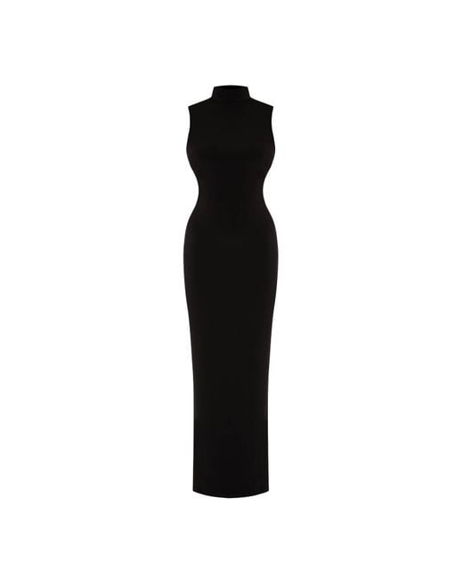 Khéla the Label Black No Strings Attached Backless Slim Dress