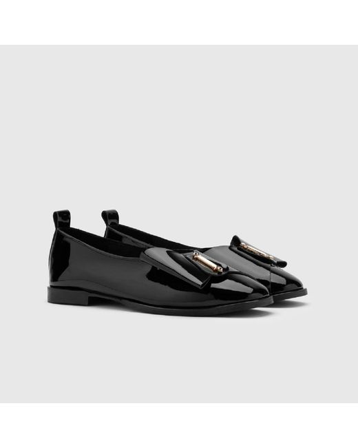 Ilvi Black Toys Patent Leather Ballerina