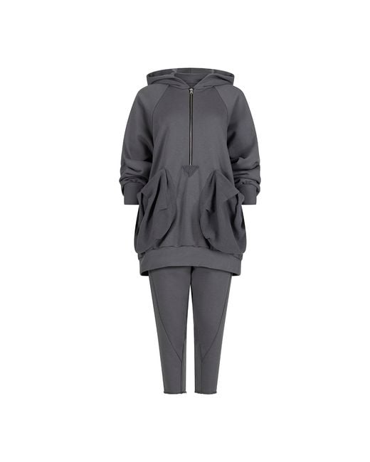 Clothes by Locker Room Gray Steel Zip Hoodie & Jogger Set