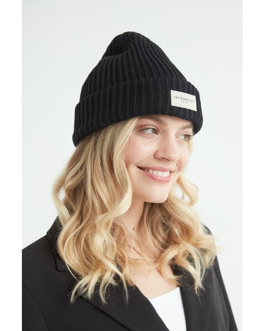 SECTION 101 Black Tilly Hat