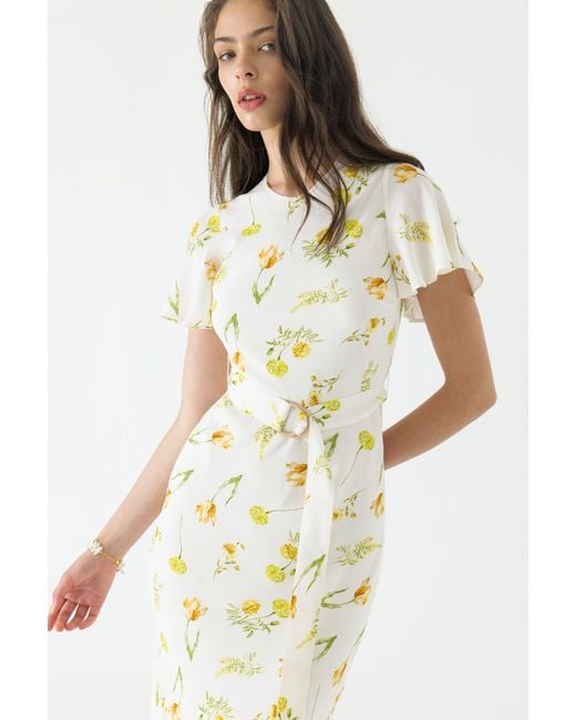 We Are Kindred Metallic Juliet Belt Midi Dress