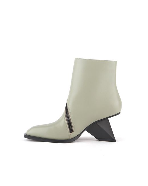 United Nude Green Rockit Zip Bootie