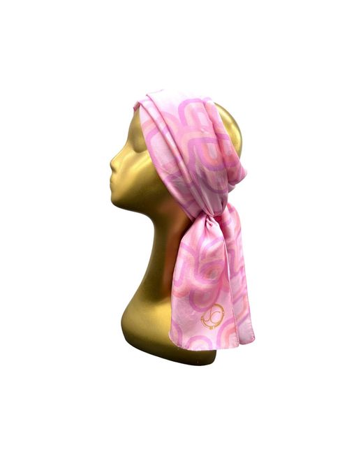 Julia Clancey Pink Lydy Fondant Silk Scarf